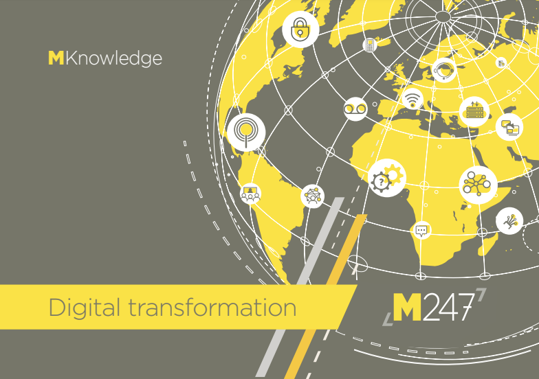 Mknowledge guide digital transformation graphic cover image